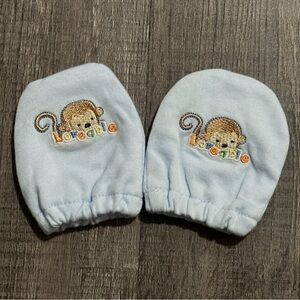 💞 New Baby Boy “Loveable” Scratch Prevention Mittens